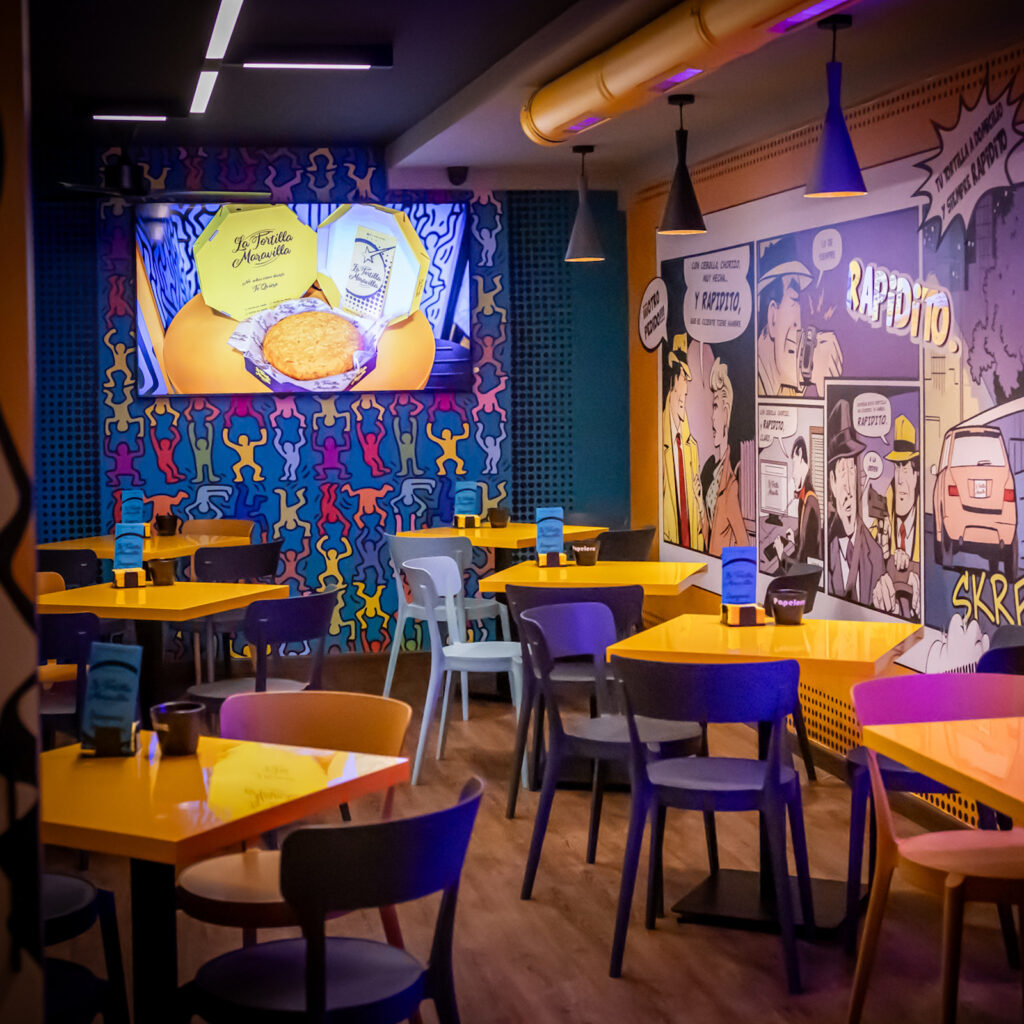 La Tortilla Maravilla abre su primera franquicia en Valladolid con un moderno restaurante en Paseo Zorrilla.