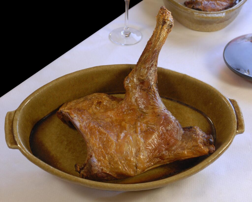 Cochinillo asado de la franquicia El Asador Segoviano