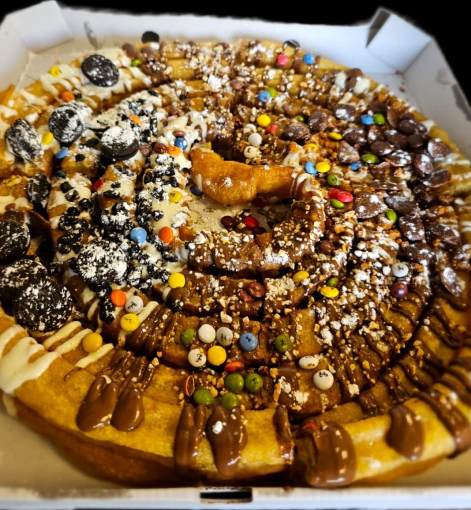 churros con toppings personalizados.