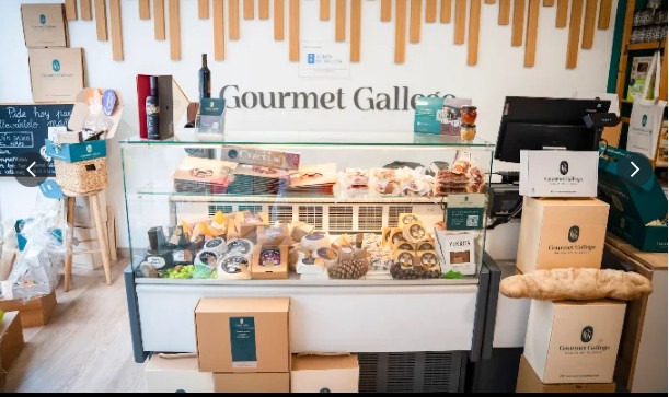 Gourmet Gallego, espacio gastronómico especializado en productos gallegos y degustación.